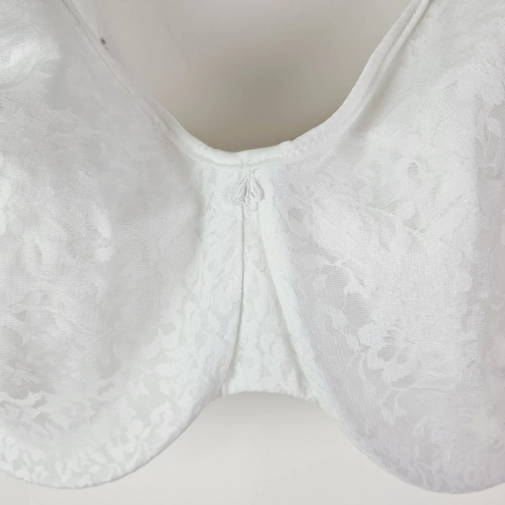 Bali Minimizer Bra Passion for Comfort Full-Coverage‎ Underwire 3385 White 40DDD